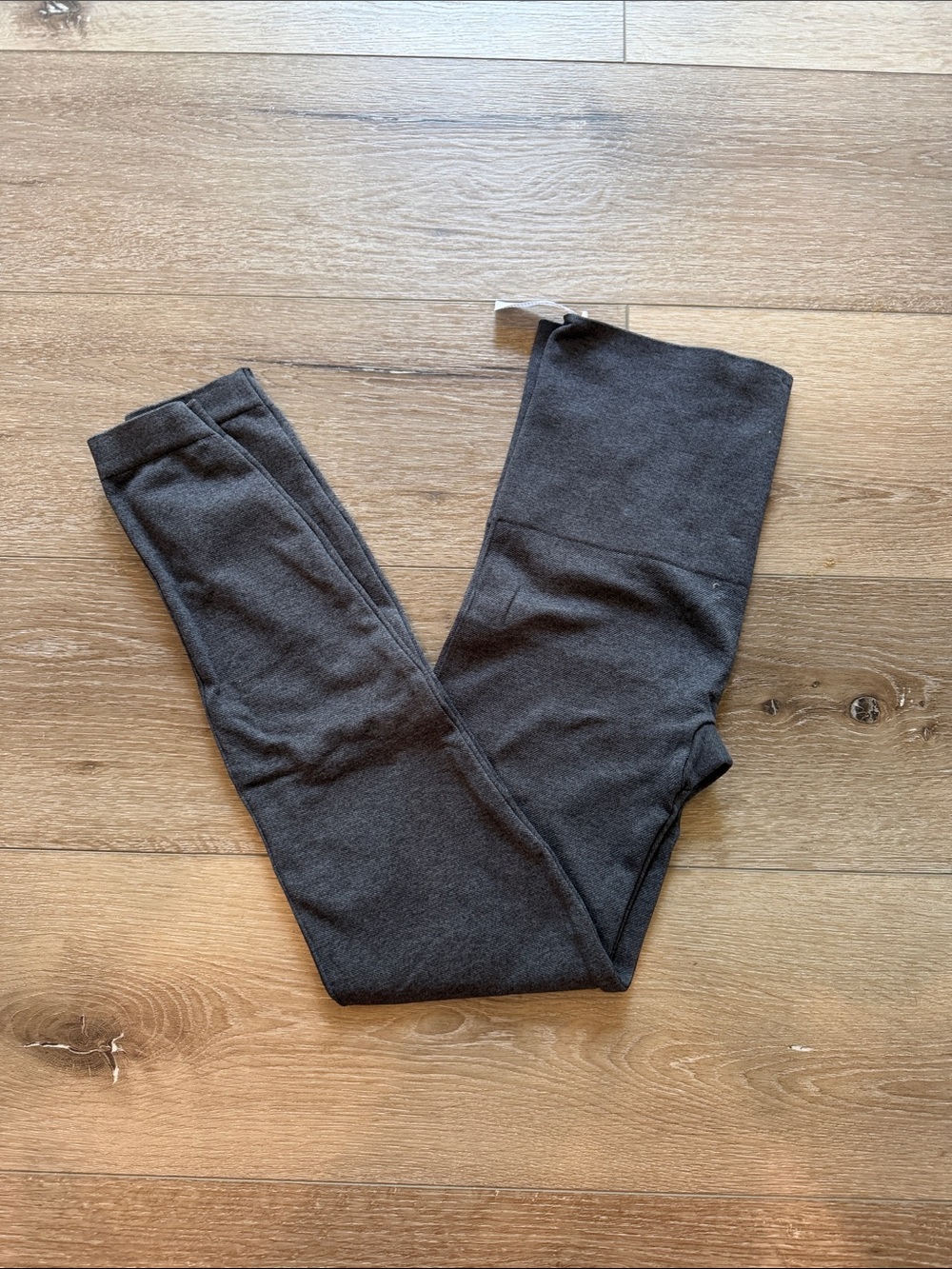 SPANX Charcoal Gray High-Waist Leggings